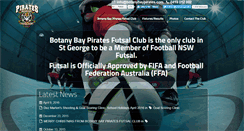 Desktop Screenshot of botanybaypirates.com